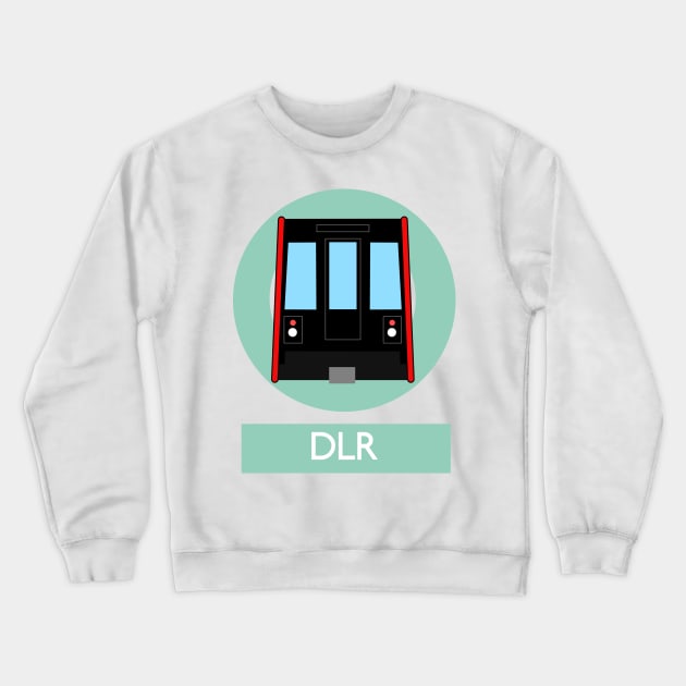 London Underground Subway DLR Crewneck Sweatshirt by 2createstuff